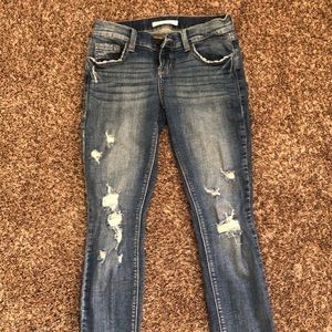 Daytrip distressed skinnies